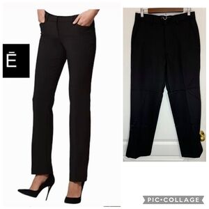 Oobe Women's Black Pull On Business Work Flat
Front Zip Fly Trousers size 30